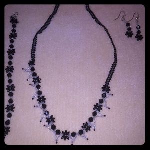 Ditsy Flowers (jewelry set)